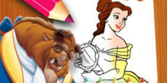 Beauty & the Beast Coloring Book