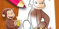 Curious George Coloring Book