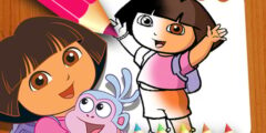 Dora the Explorer the Coloring Book